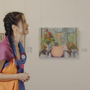 Hong Nhung Trien lam tranh nghe tu Hongkong